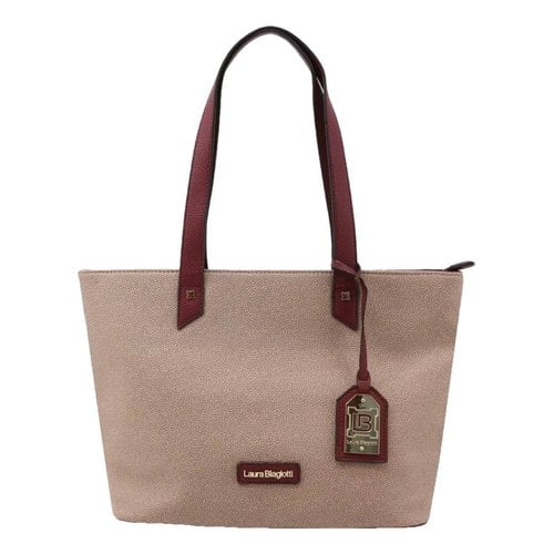 Pre-owned Laura Biagiotti Handbag In Burgundy