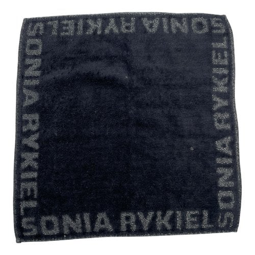 Pre-owned Sonia Rykiel Silk Handkerchief In Black