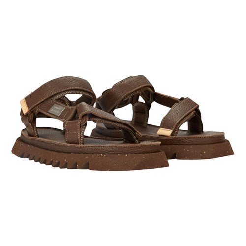 Pre-owned Marsèll Leather Sandals In Brown