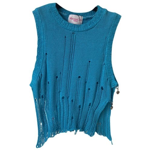 Pre-owned Maisoncléo Vest In Blue