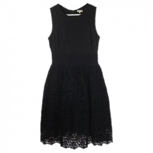 Pre-owned Manoush Lace Mini Dress In Black