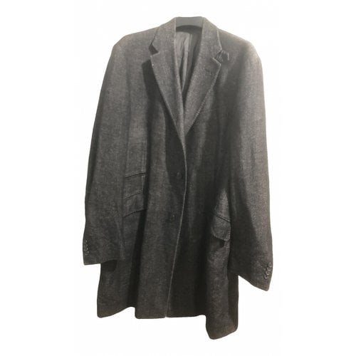 Pre-owned Cc Collection Corneliani Wool Coat In Grey