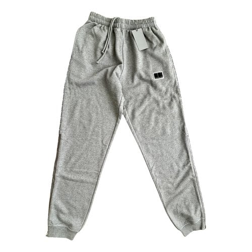 Pre-owned Vetements Trousers In Grey