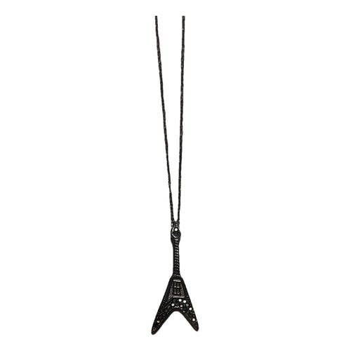 Pre-owned Zadig & Voltaire Long Necklace In Black