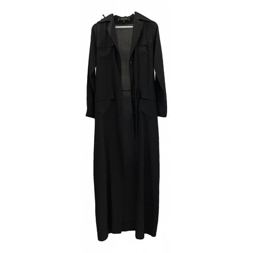 Pre-owned Gucci Silk Maxi Dress In Black