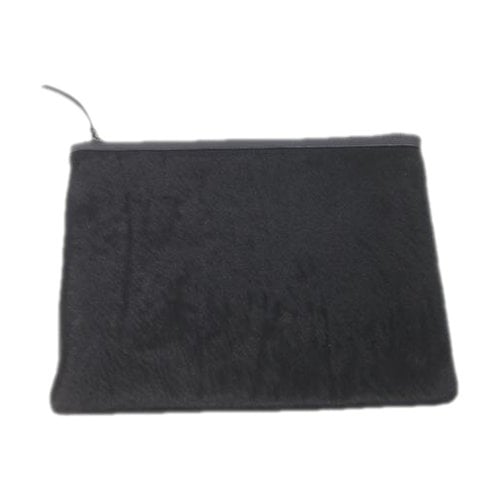 Pre-owned Forte Forte Wool Clutch Bag In Black