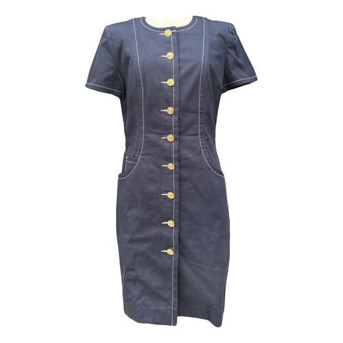 Pre-owned Givenchy Mid-length Dress In Navy