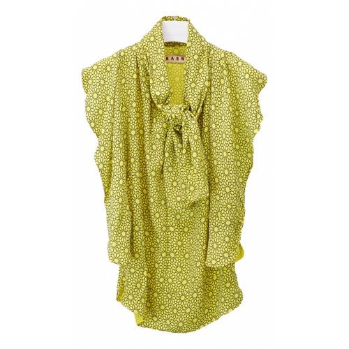 Pre-owned Marni Blouse In Yellow