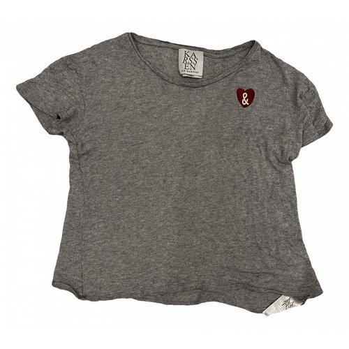 Pre-owned Zoe Karssen Wool T-shirt In Grey