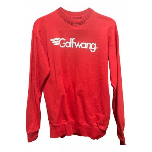 Pre-owned Golf Wang Jersey Top In Red