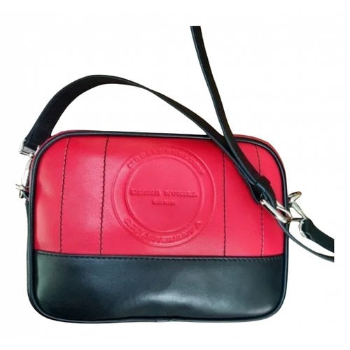 Pre-owned Sonia Rykiel Leather Crossbody Bag In Red