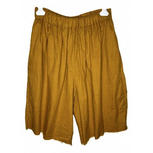 Pre-owned Acne Studios Short Pants In Yellow