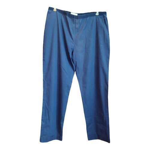 Pre-owned Paule Ka Large Pants In Blue