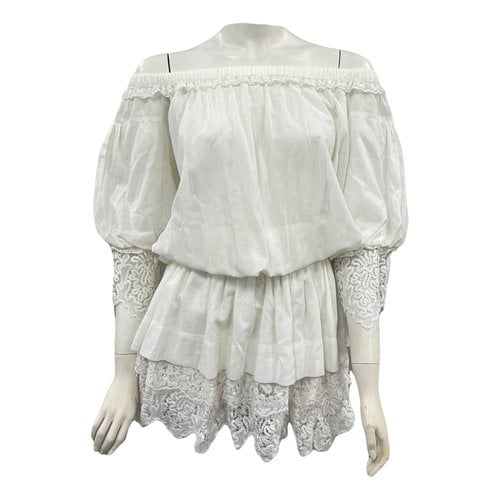 Pre-owned Dolce & Gabbana Blouse In White