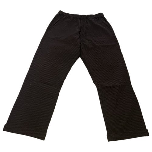Pre-owned Masscob Straight Pants In Brown