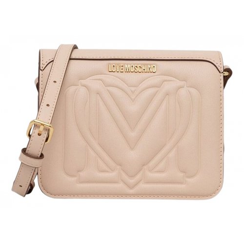 Pre-owned Moschino Love Crossbody Bag In Brown