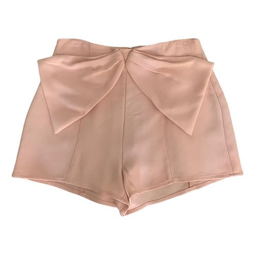 Pre-owned Elisabetta Franchi Shorts In Pink