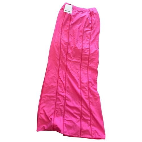 Pre-owned Jacquemus Maxi Skirt In Pink