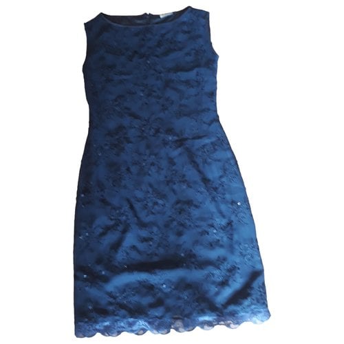 Pre-owned Marella Glitter Mid-length Dress In Blue