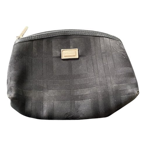 Pre-owned Burberry Cloth Purse In Black