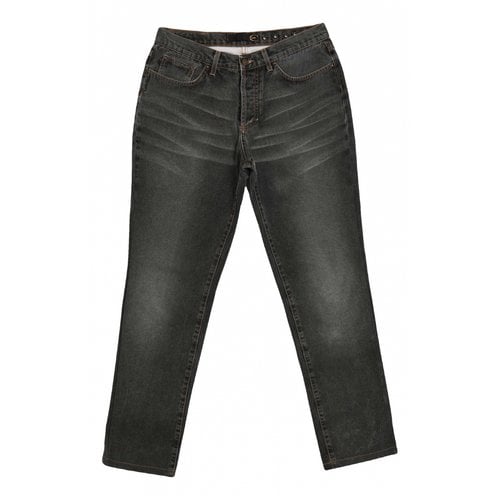 Pre-owned Just Cavalli Straight Jeans In Black