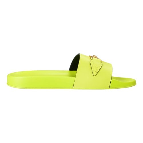 Pre-owned Versace Leather Sandals In Other