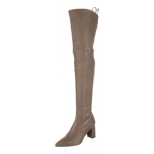Pre-owned Stuart Weitzman Leather Boots In Other
