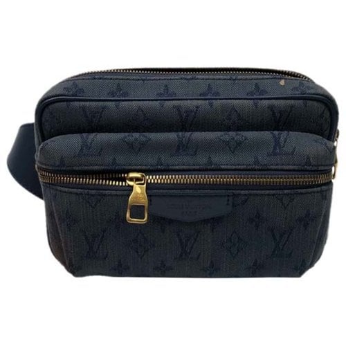 Pre-owned Louis Vuitton Outdoor Bag In Navy