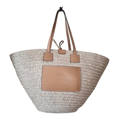 Pre-owned Etro Tote In Beige
