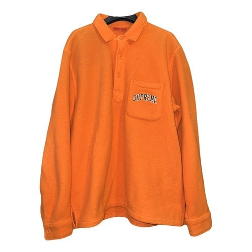 Pre-owned Supreme Sweatshirt In Orange