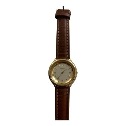 Pre-owned Graff Yellow Gold Watch
