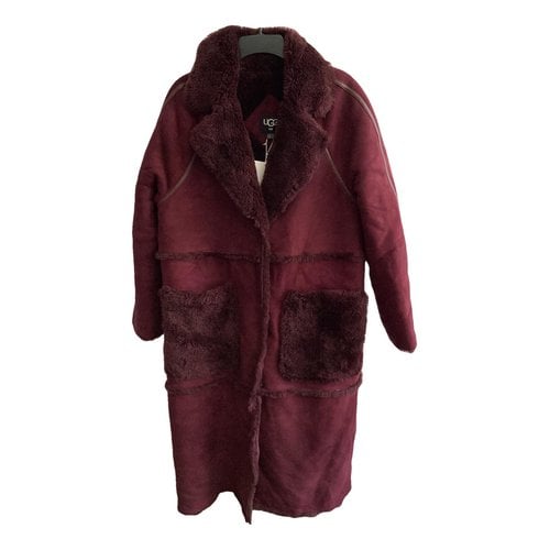 Pre-owned Ugg Shearling Jacket In Red