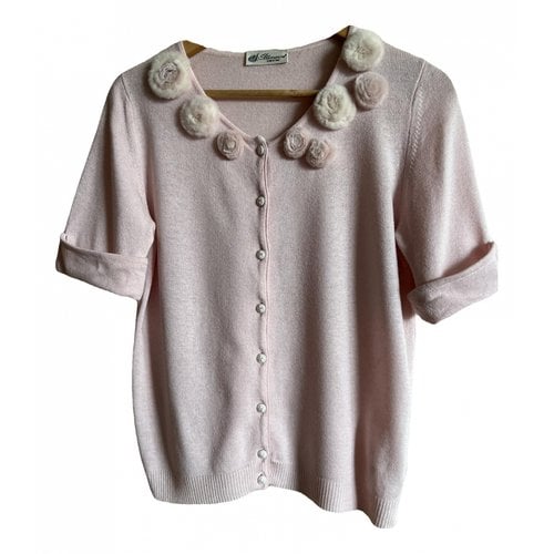 Pre-owned Blumarine Cashmere Cardigan In Pink