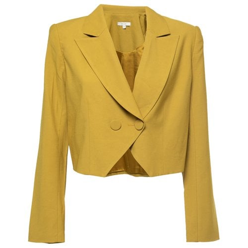 Pre-owned The Sei Jacket In Yellow