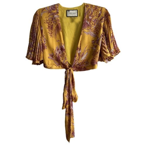 Pre-owned Alexis Blouse In Yellow