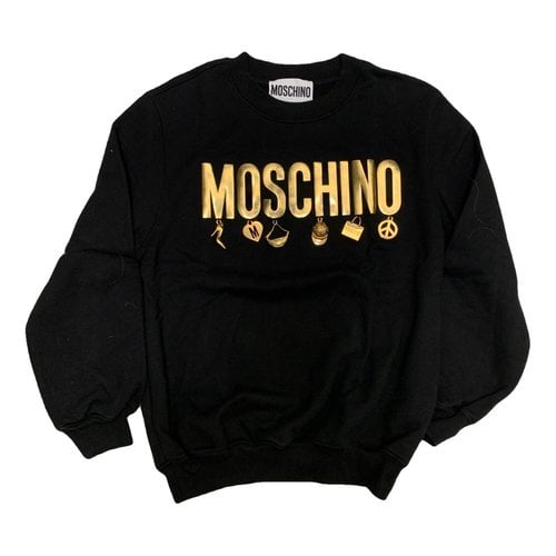 Pre-owned Moschino Top In Black