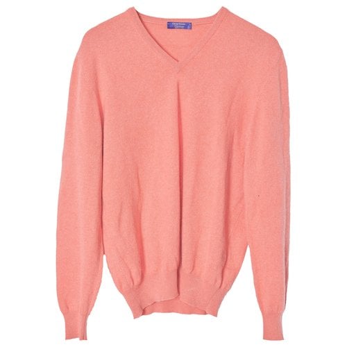 Pre-owned Gran Sasso Cashmere Pull In Pink