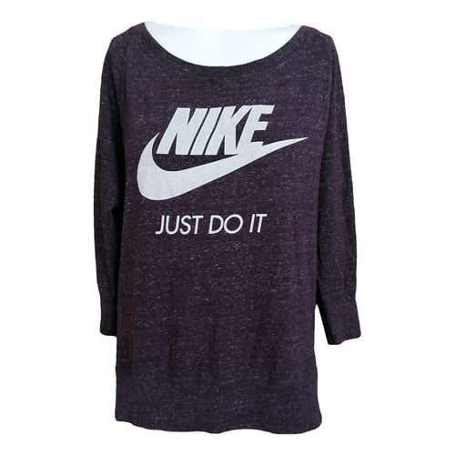 Pre-owned Nike Blouse In Purple