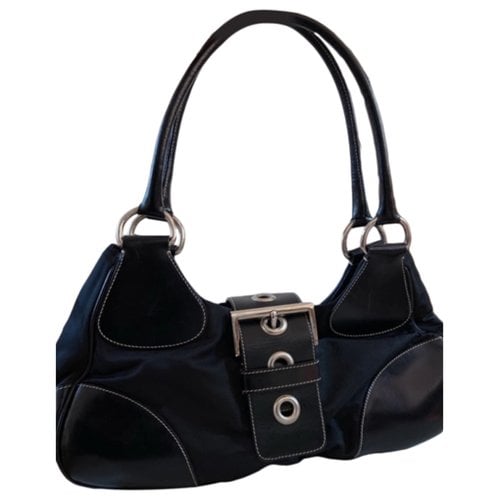 Pre-owned Prada Cleo Leather Handbag In Black