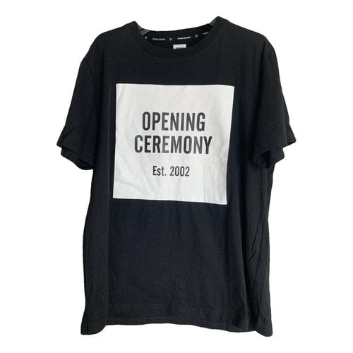 Pre-owned Opening Ceremony T-shirt In Black