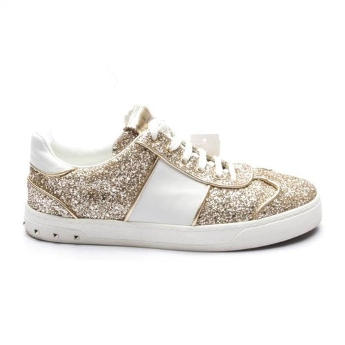 Pre-owned Valentino Garavani Leather Trainers In Other