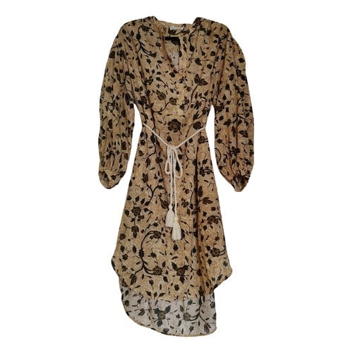 Pre-owned Ulla Johnson Mid-length Dress In Brown