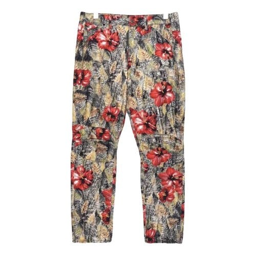Pre-owned G-star Raw Trousers In Multicolour