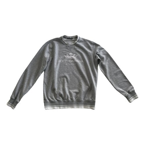 Pre-owned Dolce & Gabbana Sweatshirt In Grey