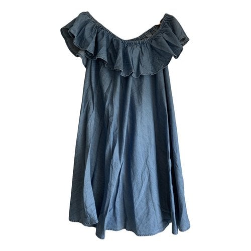 Pre-owned Alexa Chung Mini Dress In Blue