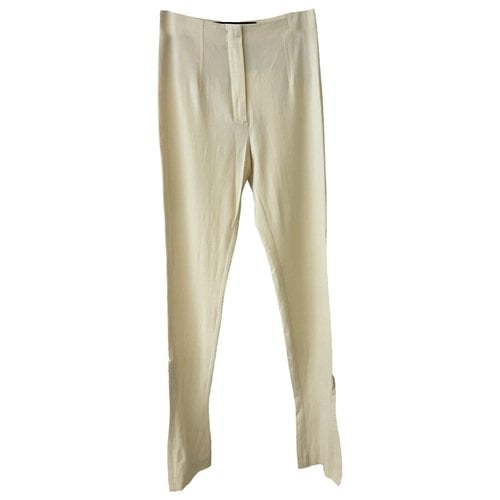 Pre-owned Jacquemus Trousers In Beige