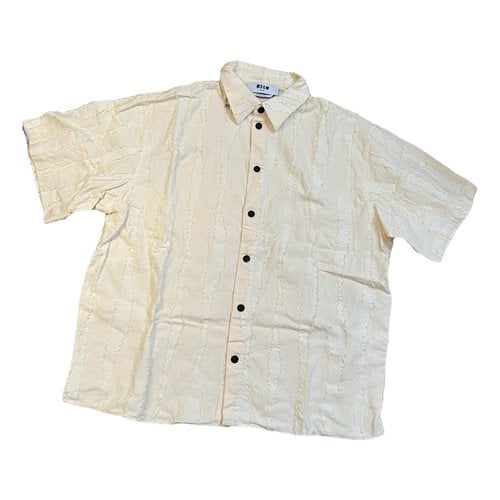 Pre-owned Msgm Shirt In White