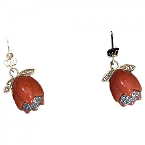 Pre-owned Juicy Couture Earrings In Red