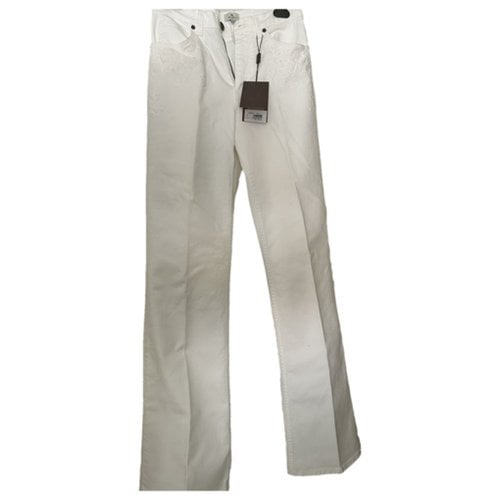 Pre-owned Etro Large Jeans In White