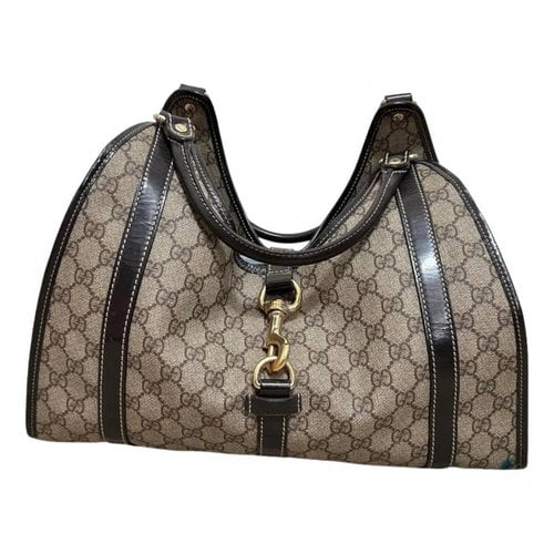 Pre-owned Gucci Exotic Leathers Tote In Brown
